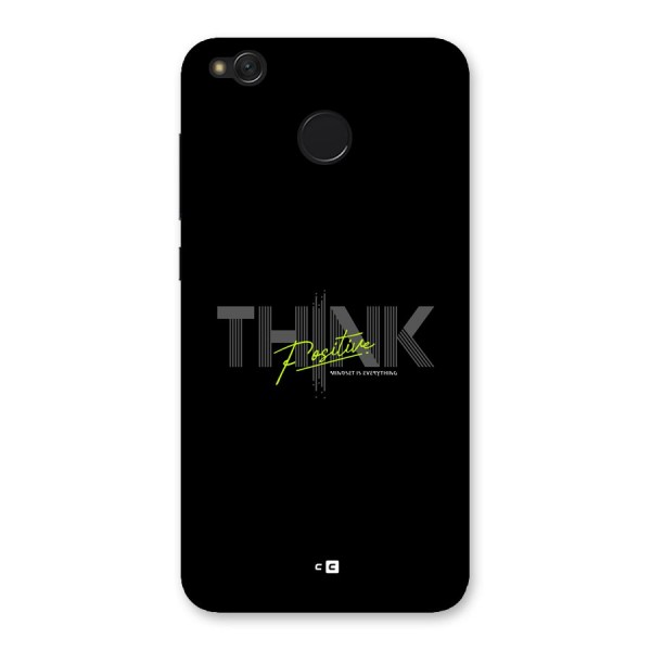 Think Positive Only Back Case for Redmi 4