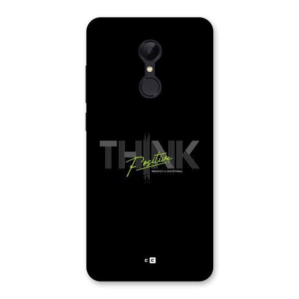 Think Positive Only Back Case for Redmi 5