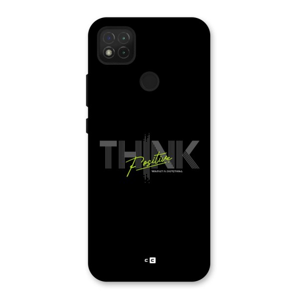 Think Positive Only Back Case for Redmi 9