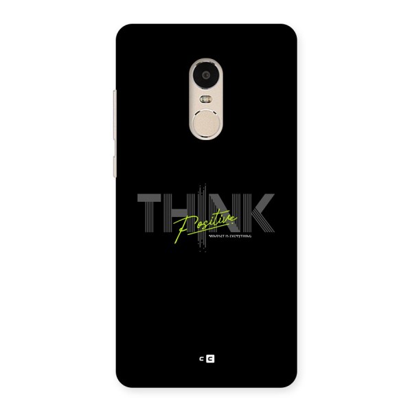 Think Positive Only Back Case for Redmi Note 4