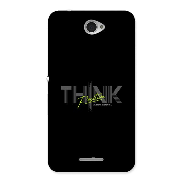 Think Positive Only Back Case for Xperia E4