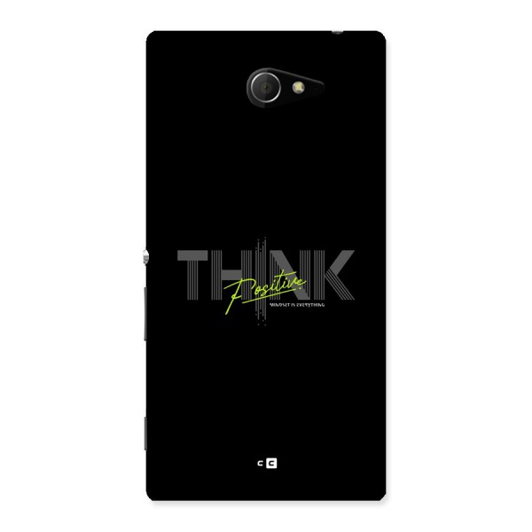 Think Positive Only Back Case for Xperia M2