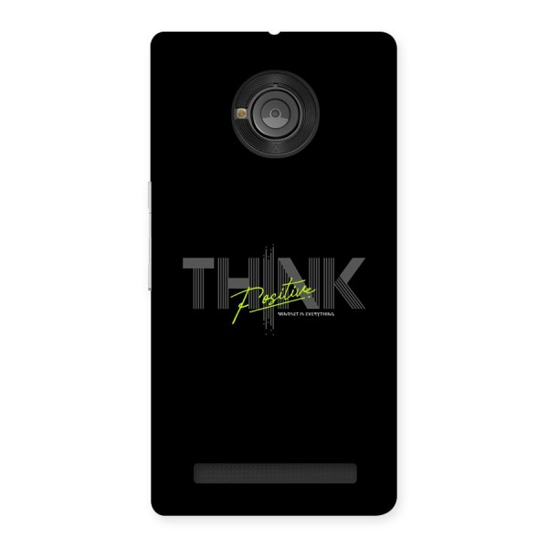 Think Positive Only Back Case for Yuphoria