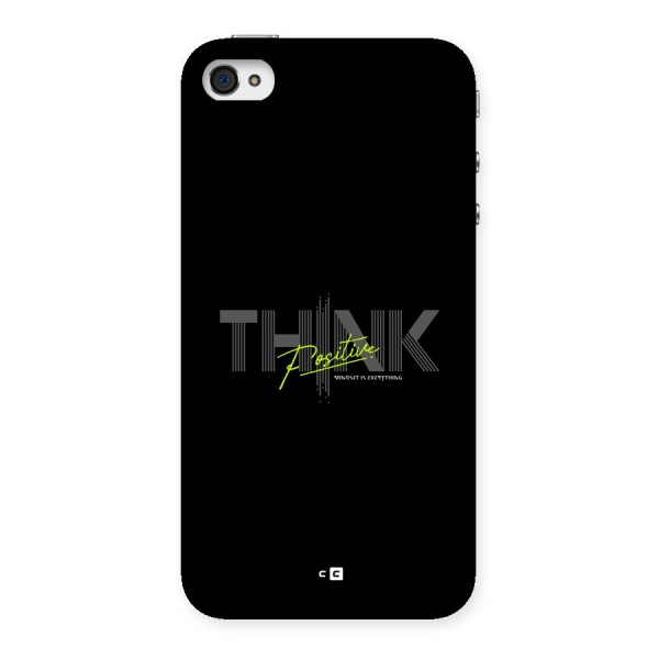 Think Positive Only Back Case for iPhone 4 4s