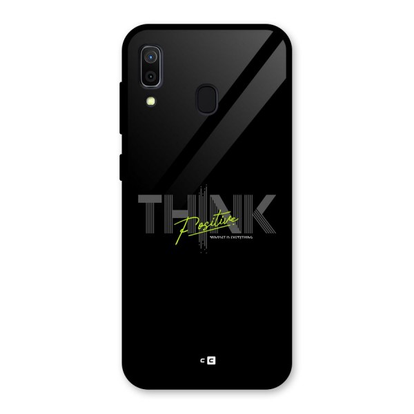 Think Positive Only Glass Back Case for Galaxy A30