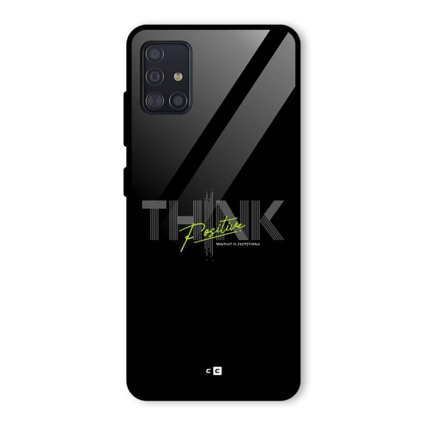 Think Positive Only Glass Back Case for Galaxy A51