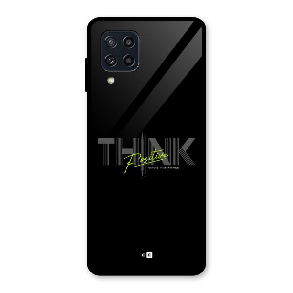 Think Positive Only Glass Back Case for Galaxy M32