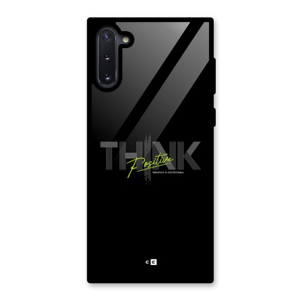 Think Positive Only Glass Back Case for Galaxy Note 10