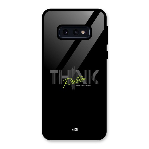 Think Positive Only Glass Back Case for Galaxy S10e