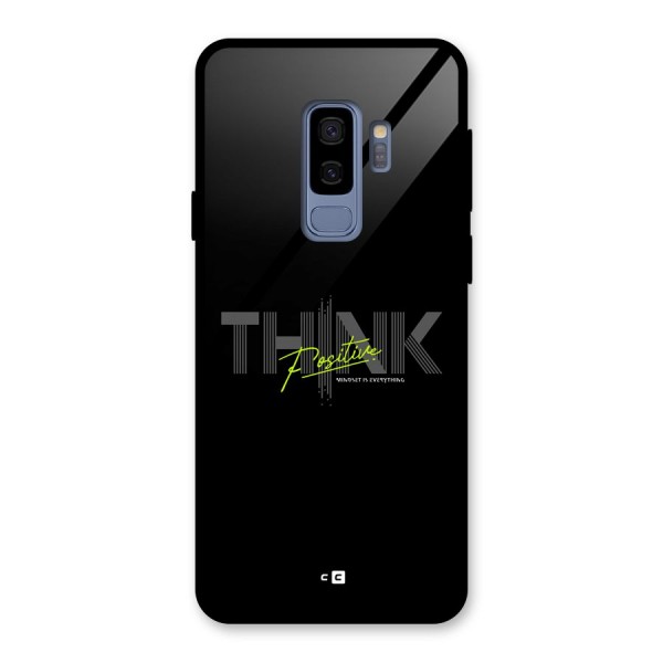 Think Positive Only Glass Back Case for Galaxy S9 Plus