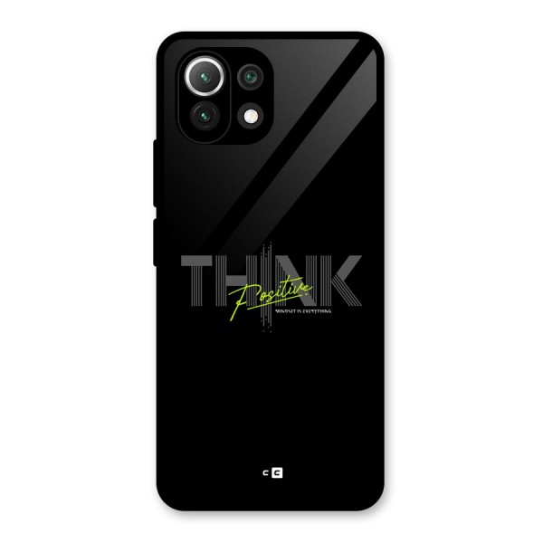 Think Positive Only Glass Back Case for Mi 11 Lite