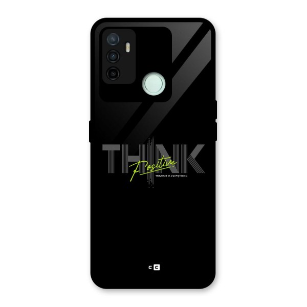 Think Positive Only Glass Back Case for Oppo A53