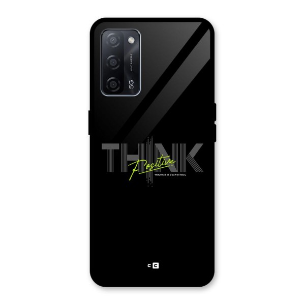 Think Positive Only Glass Back Case for Oppo A53s 5G