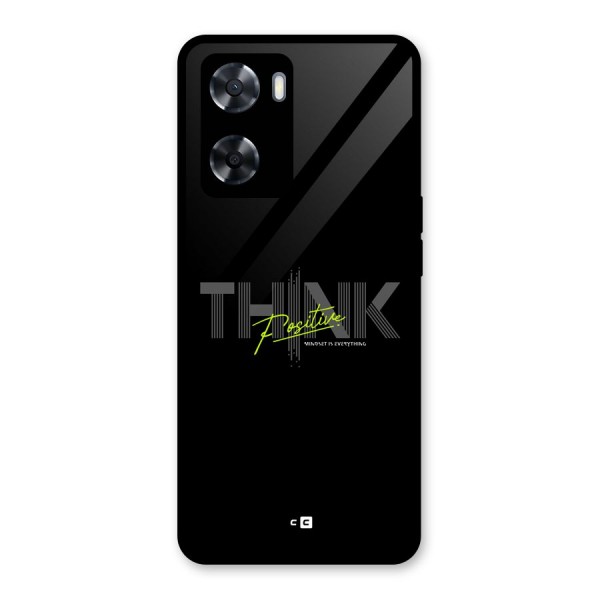 Think Positive Only Glass Back Case for Oppo A57 2022