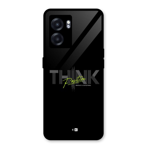 Think Positive Only Glass Back Case for Oppo K10 (5G)