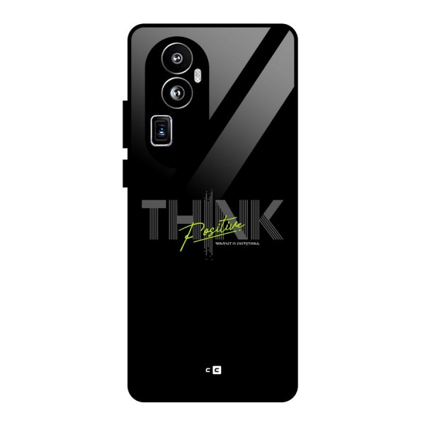 Think Positive Only Glass Back Case for Oppo Reno10 Pro Plus