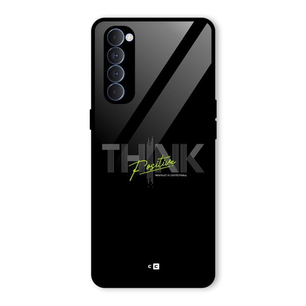 Think Positive Only Glass Back Case for Oppo Reno4 Pro