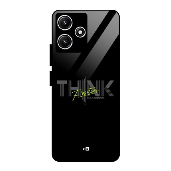 Think Positive Only Glass Back Case for Poco M6 Pro