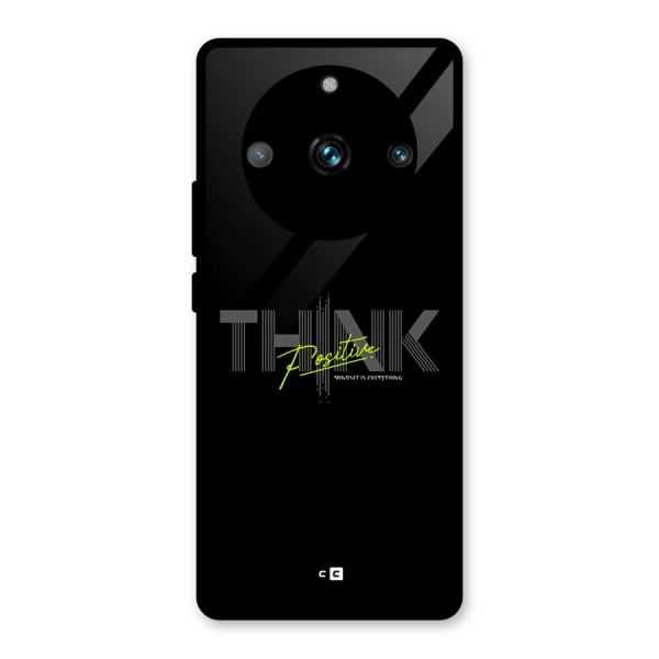 Think Positive Only Glass Back Case for Realme 11 Pro