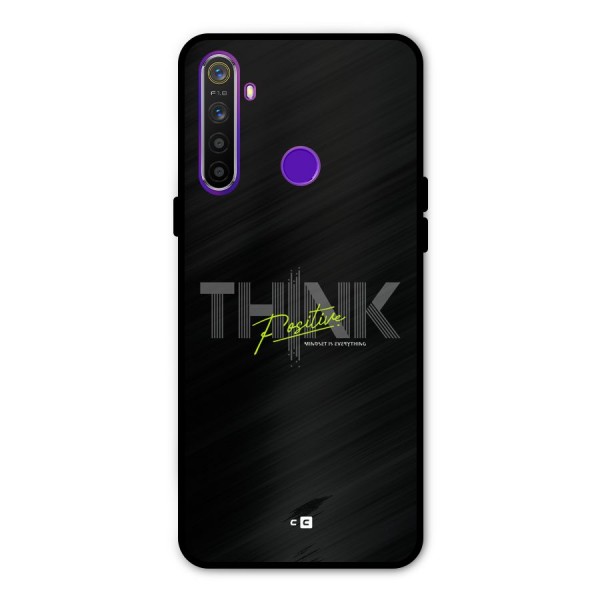 Think Positive Only Glass Back Case for Realme 5s