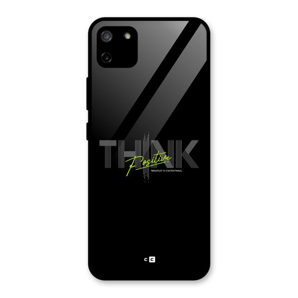 Think Positive Only Glass Back Case for Realme C11