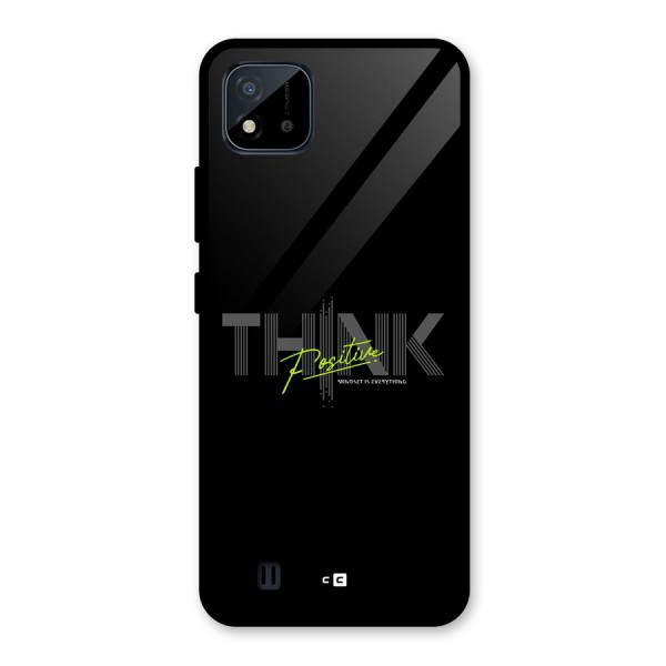 Think Positive Only Glass Back Case for Realme C11 2021