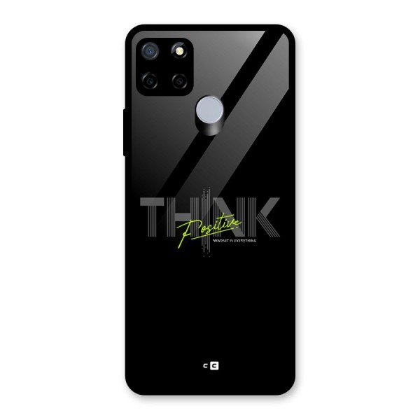 Think Positive Only Glass Back Case for Realme C15