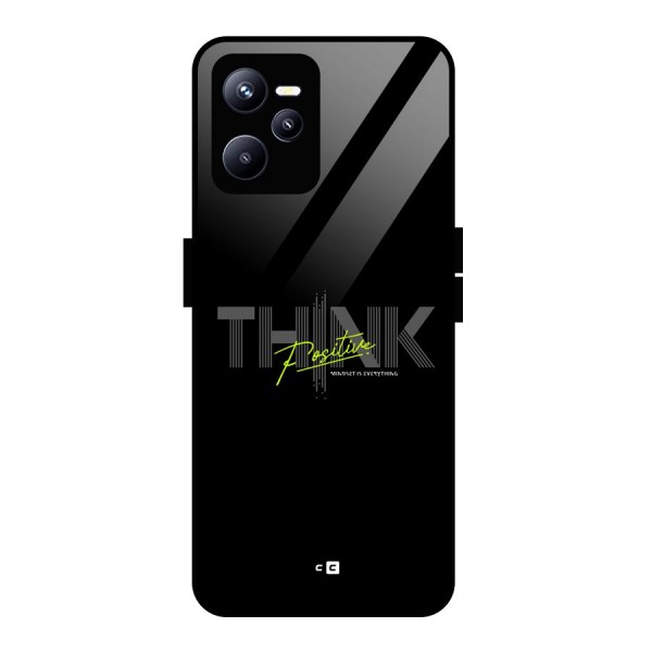 Think Positive Only Glass Back Case for Realme C35