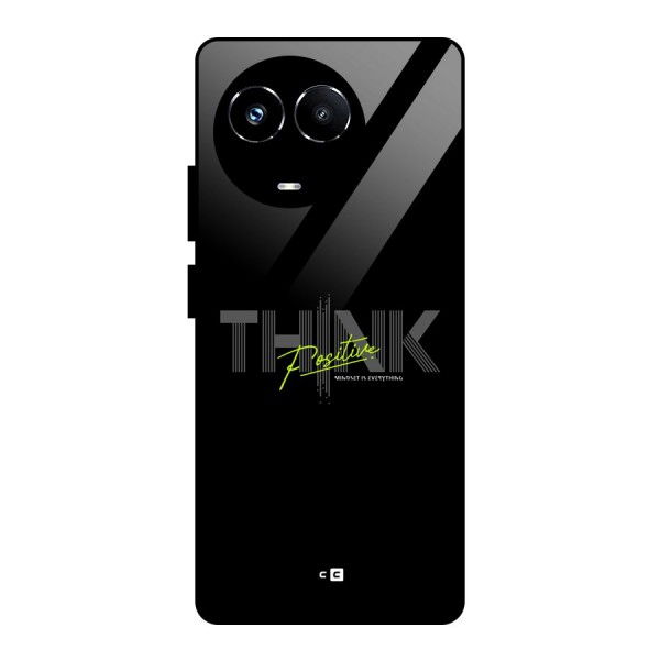 Think Positive Only Glass Back Case for Realme Narzo 60X