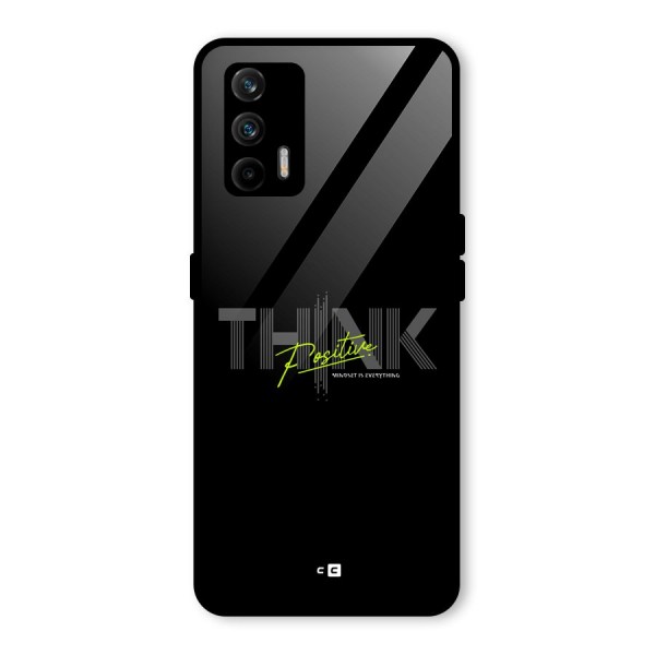 Think Positive Only Glass Back Case for Realme X7 Max