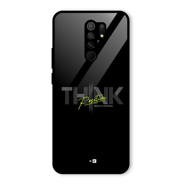 Think Positive Only Glass Back Case for Redmi 9 Prime