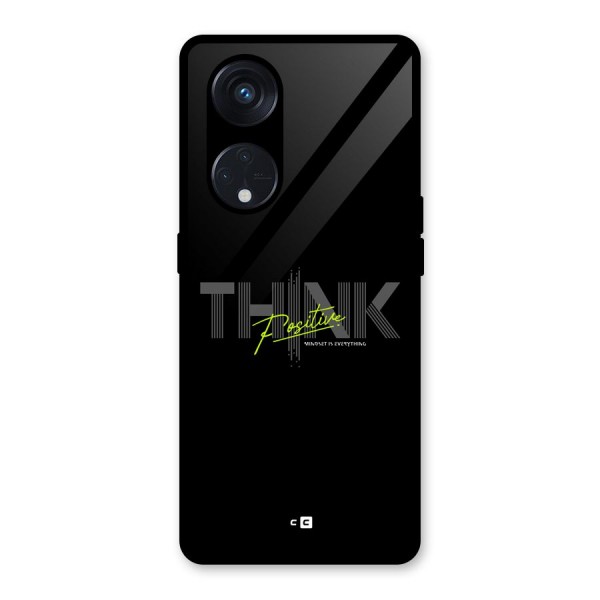 Think Positive Only Glass Back Case for Reno8 T 5G