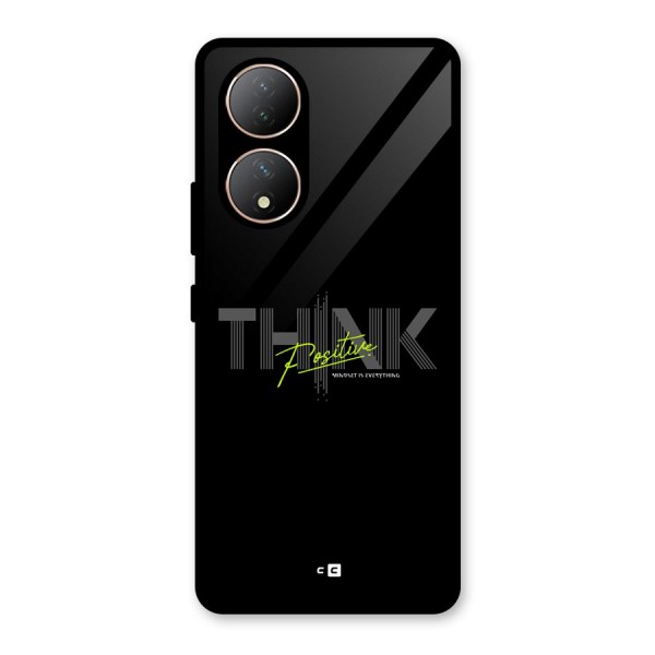 Think Positive Only Glass Back Case for Vivo T2