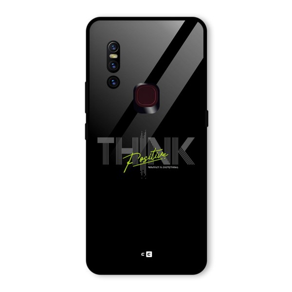 Think Positive Only Glass Back Case for Vivo V15