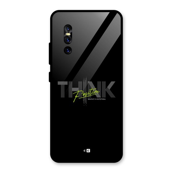 Think Positive Only Glass Back Case for Vivo V15 Pro