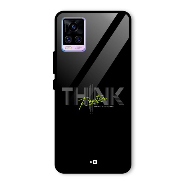 Think Positive Only Glass Back Case for Vivo V20 Pro