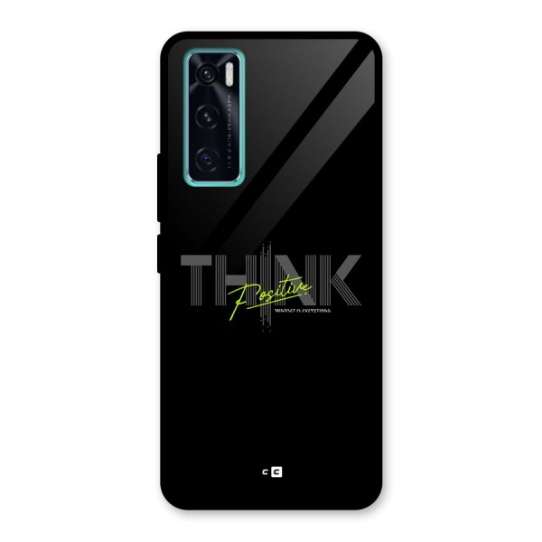 Think Positive Only Glass Back Case for Vivo V20 SE