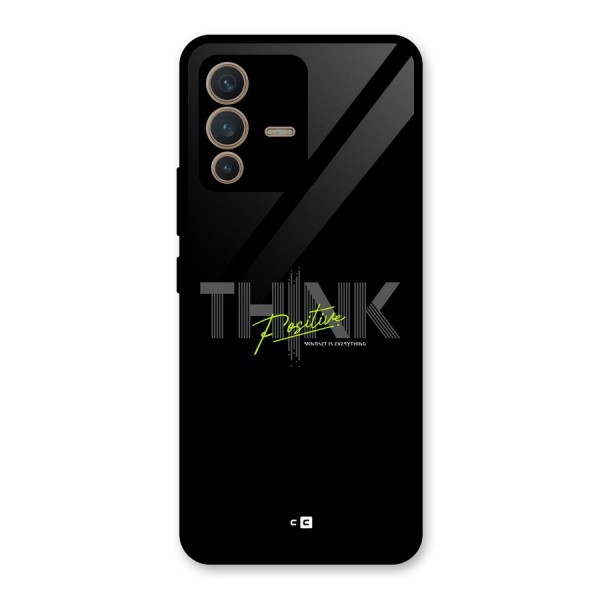 Think Positive Only Glass Back Case for Vivo V23 5G