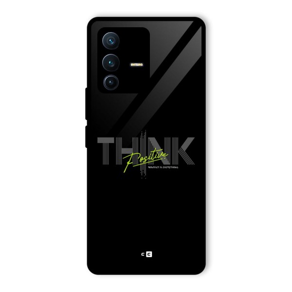 Think Positive Only Glass Back Case for Vivo V23 Pro