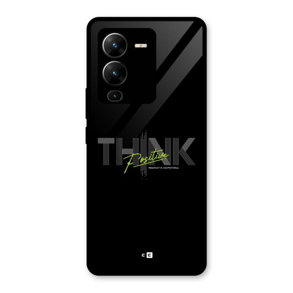 Think Positive Only Glass Back Case for Vivo V25 Pro