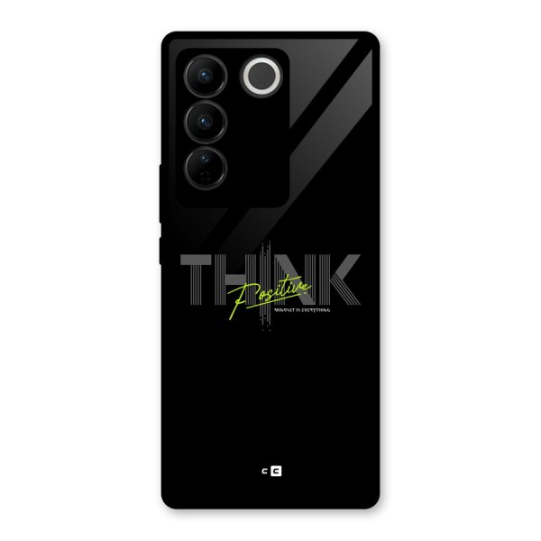 Think Positive Only Glass Back Case for Vivo V27 Pro