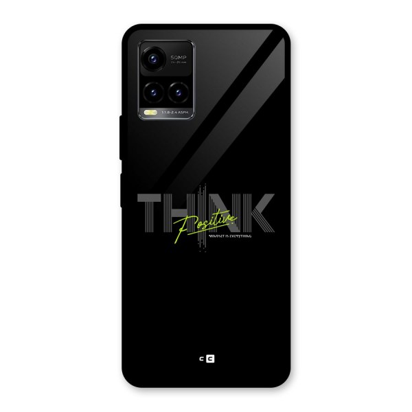 Think Positive Only Glass Back Case for Vivo Y21A