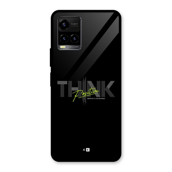 Think Positive Only Glass Back Case for Vivo Y21T