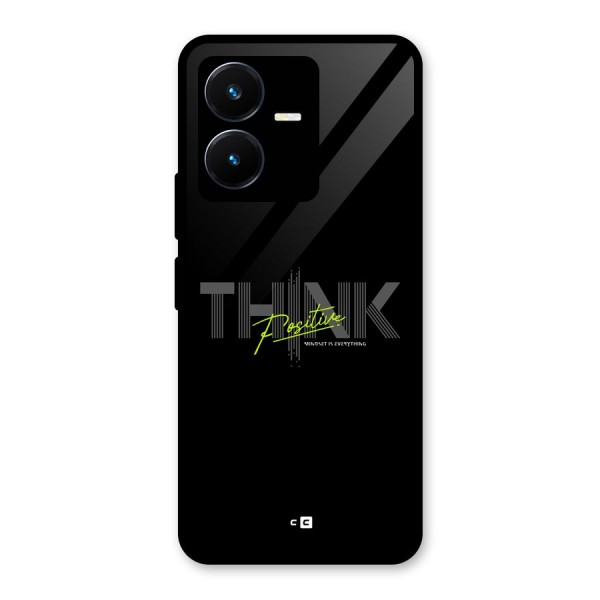 Think Positive Only Glass Back Case for Vivo Y22