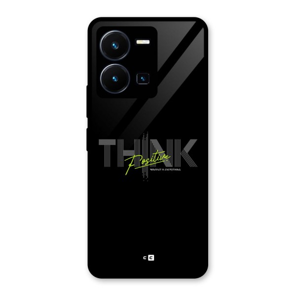 Think Positive Only Glass Back Case for Vivo Y35