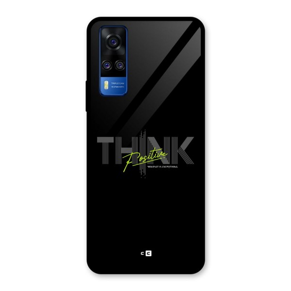 Think Positive Only Glass Back Case for Vivo Y51