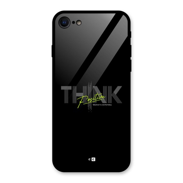 Think Positive Only Glass Back Case for iPhone 8