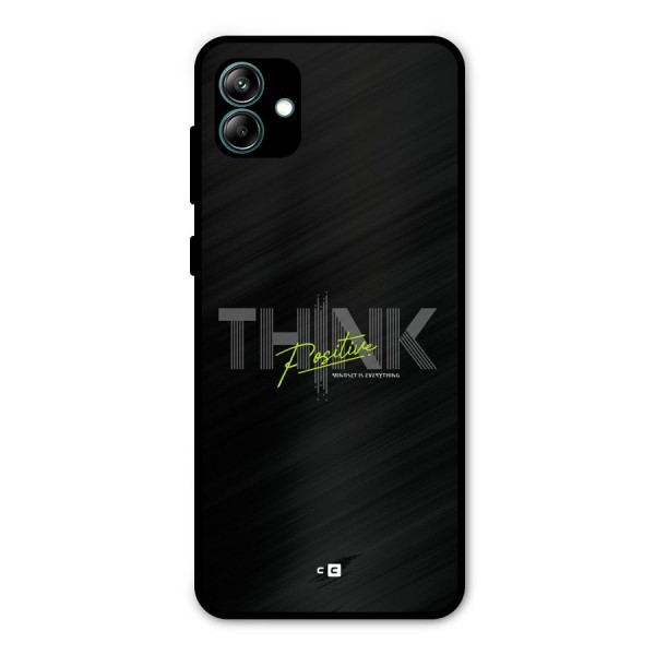 Think Positive Only Metal Back Case for Galaxy A04