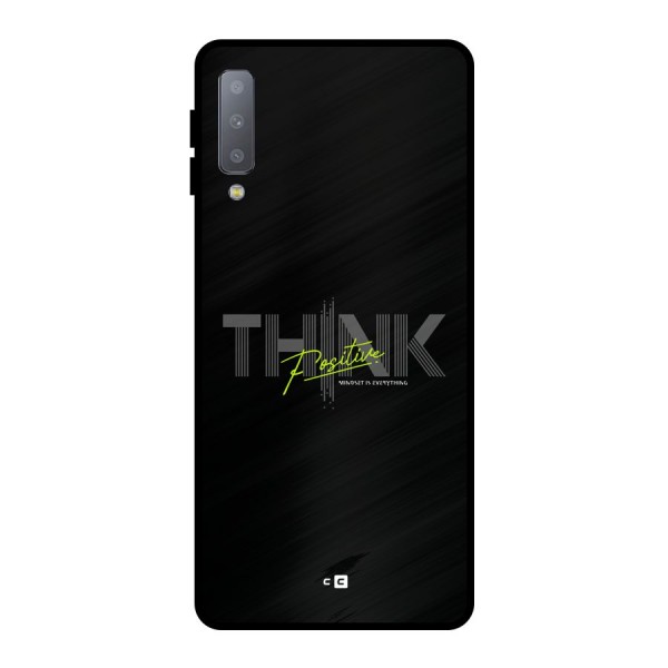 Think Positive Only Metal Back Case for Galaxy A7 (2018)