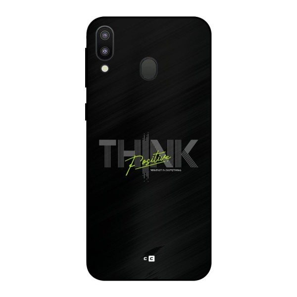 Think Positive Only Metal Back Case for Galaxy M20